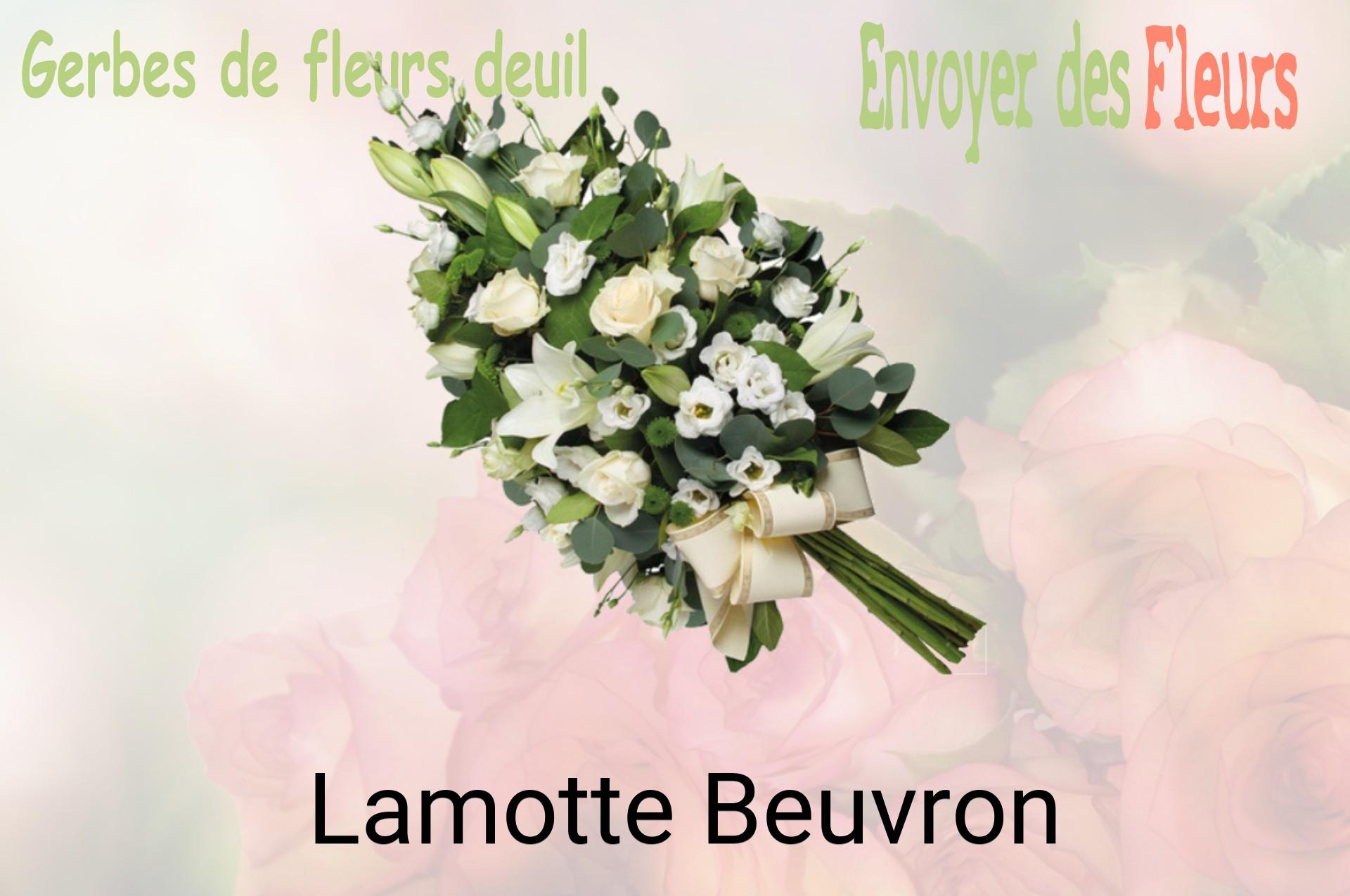 Gerbe de fleurs de deuil livrée à Lamotte-Beuvron